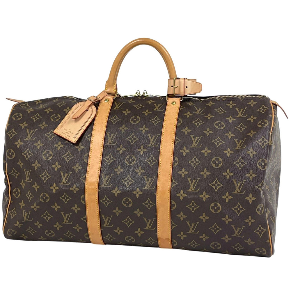 Louis Vuitton Keepall Boston Bag Monogram Brown